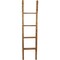 Ekena Millwork 15"W x 60"H x 3 1/2"D Vintage Farmhouse 4 Rung Ladder, Barnwood Decor Collection, Weathered Brown DECR015X060X04LDRBR - alternate 5